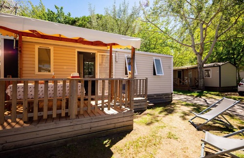 Le Grau-Du-Roi House | Plage à 1 km | Piscine | Mobil-home avec TV 4p