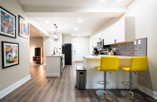 Indianapolis House | Play pool, shuffleboard, and more in this Pop Art inspired clubhouse!