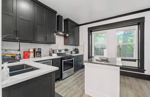 Central Oklahoma City House | Plaza District 6BR Home | Kitchen + Laundry, Foosball, Parking #15