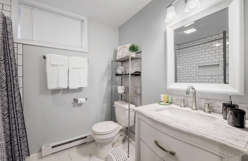 East Stroudsburg House | Poconos Getaway w/Hot Tub, Pet Friendly, Fire Pit, Game Room