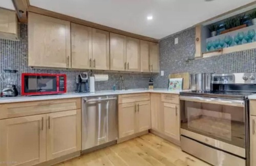 East Stroudsburg House | Poconos Vacation Home For Rent - Creekside Retreat With Inground Pool & Hot Tub.