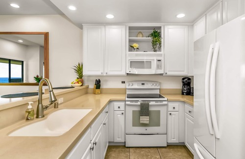 Poipu Condo | Poipu Sands 437: Updated Spacious 2BR Ocean View Condo, A/C, pool, tennis, beach