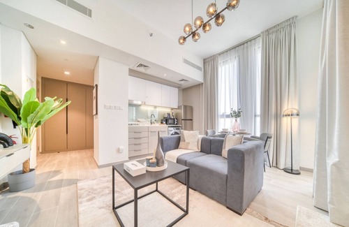 Dubai Production City Apartment | Polished Studio at Mesk 1 Midtown Dubai Production City by Deluxe Holiday Homes