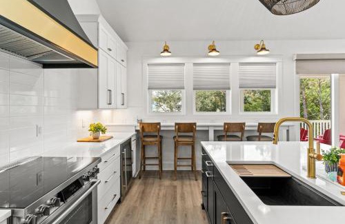 Long Beach House | Pomegranate 8 bedroom, 6 full and 2 half bathroom custom-built home with a private heated pool!