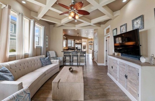 Flagler Beach House | Pool, hot tub, wraparound balcony & cupola views, across from beach!