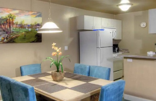 Canyon Corridor Condo | POOL! PALMS! PARADISE! 2 BD! POOLSIDE BAR n' GRILL!