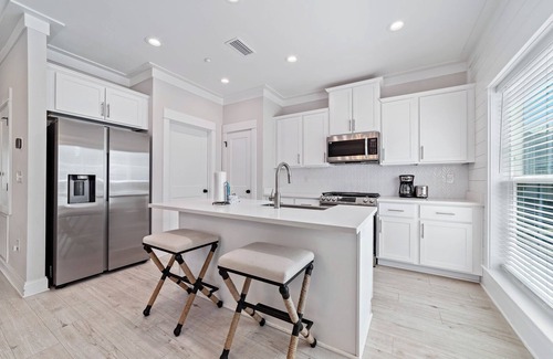 Orange Beach House | Pool, Walk To Beach & Restaurants, Water Views, Luxe Amenities, 3BR, Sleeps 9