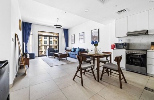 Umm Suqeim 3 Apartment | Pool with Burj Al Arab View & near Tourist Spot