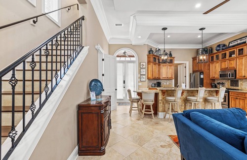 Seagrove Beach House | Poseidon's Grotto! Dog-friendly w/Heated Private Pool, Steps 2 Beach!