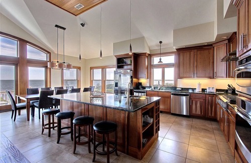 Buxton House | Positive Latitude OBX - VIEWS, Waterfront, elevator, all en suites