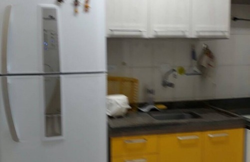 Aviacao Apartment | Praia Grande - Beachfront Building 2 Bedrooms + Balcony + Garage