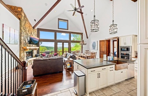 Boone House | Pre Launch! Long Range Views HotTub GameRm Central