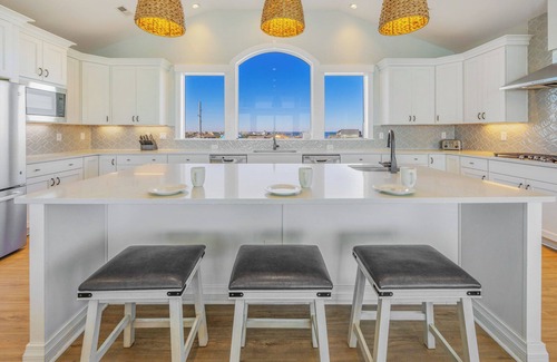 Hatteras House | Premier Oceanfront Dog Friendly w/Pool, Hot Tub, Elevator, Theater, Much More