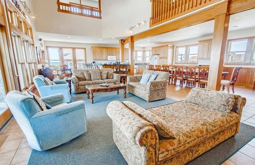Frisco House | Premier Oceanfront Home w/Pool, Hot Tub, Elevator, Game Room, and Much More!