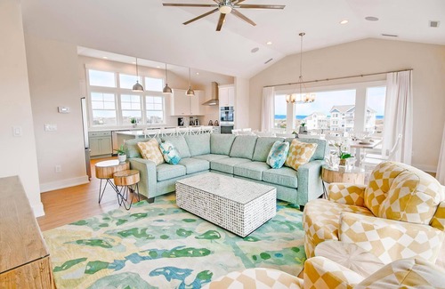 Salvo House | Premier Oceanside Dog Friendly w/Pool, Elevator, Hot Tub, Golf Simulator, More!