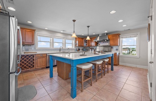 Waves House | Premier Semi-Oceanfront Dog Friendly w/Pool, Hot Tub, Game Room, Cargo Lift