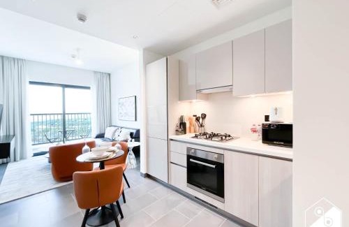 Nad Al Sheba Apartment | Premium 1BR Retreat, Balcony Bliss, Pool & Gym