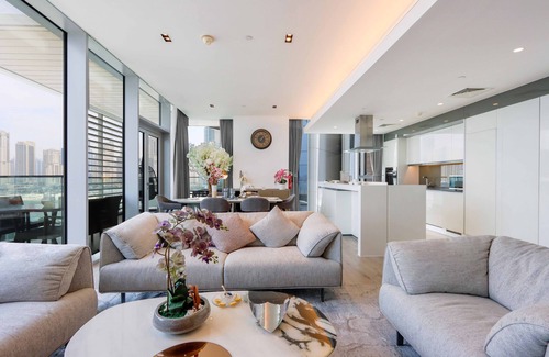 Dubai Apartment | Premium 3BR+Maid | Marina & Ain Dubai Skyline