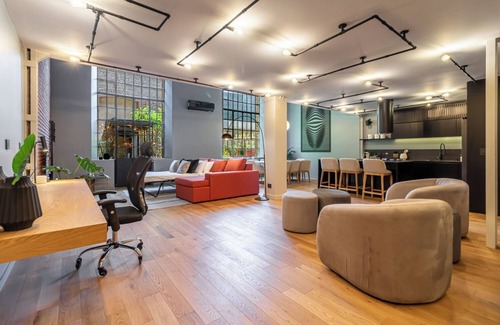 Palermo Apartment | Premium Loft in Historic Building with Private Sauna and Jacuzzi