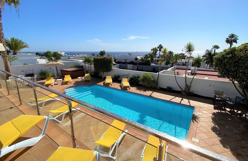 Puerto Calero Villa | Prestigious 7 Bed Villa ,WIFI, A/C, H.Tub, P.Table, Snooker,T .Tennis, Tfootball