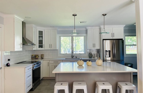 East Quogue House | Pristine, all new modern home with pool and dockn
