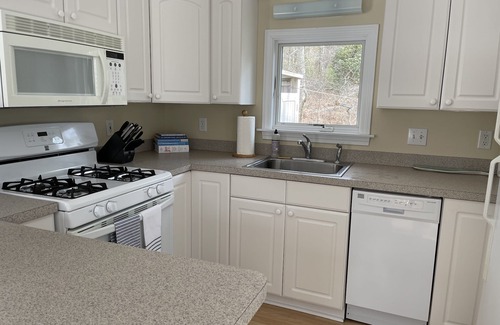 Orleans House | Pristine Cottage: EV charger, AC, outdoor shower+ firepit, walk to Bakers Pond