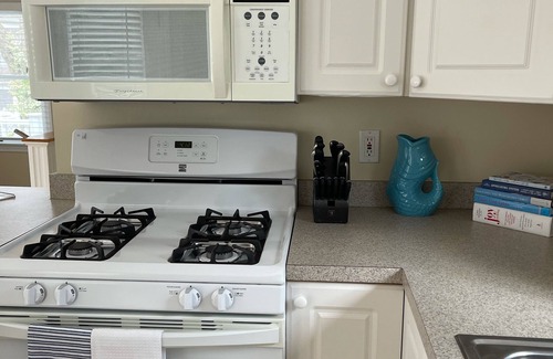 Orleans House | Pristine Cottage: EV charger, AC, outdoor shower+ firepit, walk to Bakers Pond