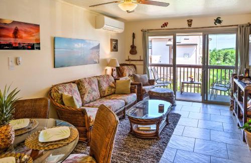 Nawiliwili Apartment | Pristine Lihue Condo with Balcony Walk to Beach!