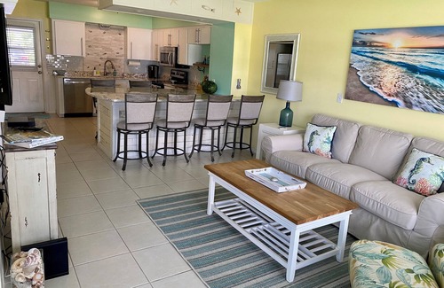 New Smyrna Beach House | Pristine Tropical Getaway Townhouse Across Street from the Beach!