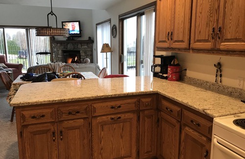 Fish Creek Condo | Private 3 BR 3 Bath condo on the Fish Creek, overlooking private harbor