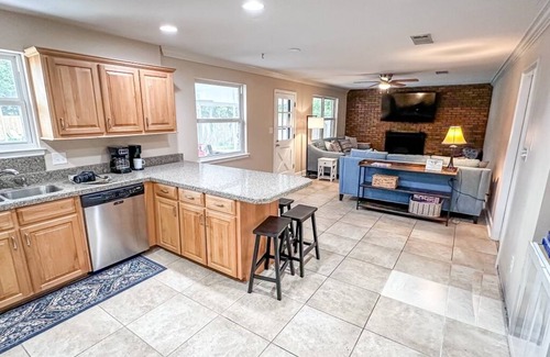 Pensacola House | Private 4 bedroom house near the beach with pool, hot tub, fire pit, game room.