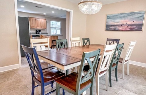 Pensacola House | Private 4 bedroom house near the beach with pool, hot tub, fire pit, game room.