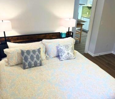 Arlington Apartment | Private Basement APT Near DC Pet Friendly WiFi King Bed Kitchen and More