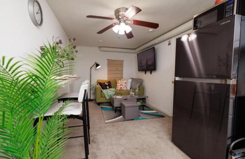 Lawrenceville Apartment | Private Basement Stay with Firepit Perfect for Families