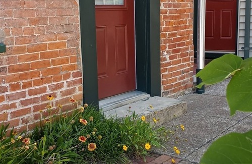 Hermann House | Private Bathroom, Private Entrance, The Cobbler Suite is perfect for your weekend getaway! Park the car and walk to shops, restaurants, wineries, distilleries, breweries, tasting rooms and more!