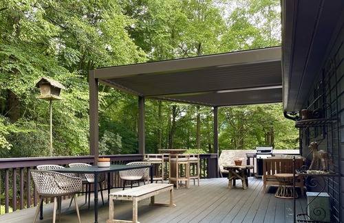 Weaverville Cabin | Private luxury stream cabin close to Blue Ridge Parkway