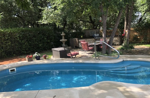 San Antonio House | Private pool house! Lovely Backyard Oasis!