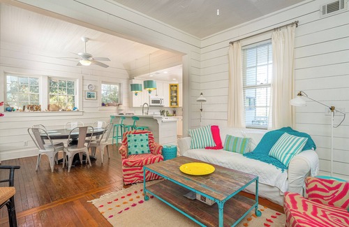 Tybee Island Cottage | Private Pool + Whimsical Sleeping Porch Steps from Beach by Tybee Cottages