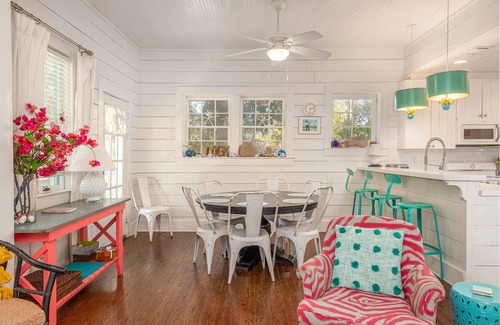 Tybee Island Cottage | Private Pool + Whimsical Sleeping Porch Steps from Beach by Tybee Cottages