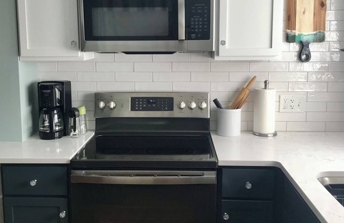 Rockport Apartment | Private Rooftop Deck & Apartment with water views. Close to the train to Salem!