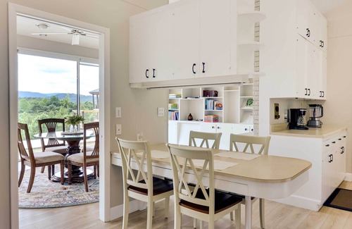 Copperhill House | Private Saltwater Pool: Mtn-View Copperhill Home