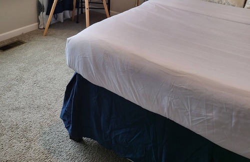 Summit Station House | Private stylish Bedroom with a view! Bathroom and Free parking