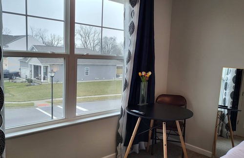 Summit Station House | Private stylish Bedroom with a view! Bathroom and Free parking