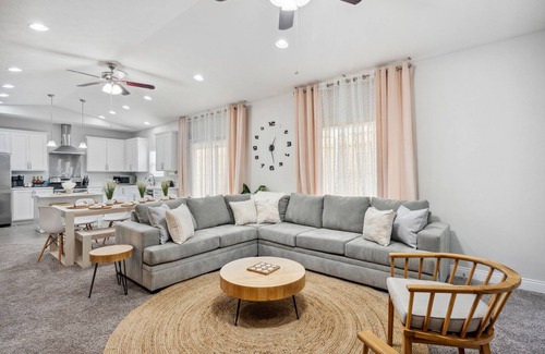 Inlet Beach Heights House | Private Swim Spa Family-Friendly Large One-Story Home Near 30A