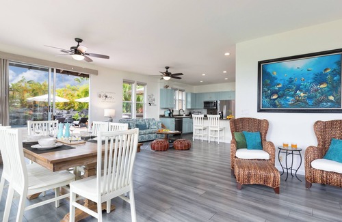 Kailua-Kona House | Private tropical villa in Kona: Resort style heated pool, Hot tub & Ocean views