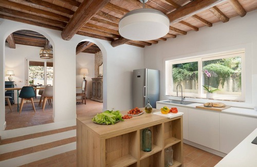 Gambassi Terme Villa | Private Villa with A/C, WIFI, private pool, TV, patio, panoramic view, close to San Gimignano