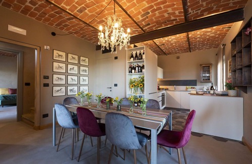 Monteu Roero Villa | Private Villa with A/C, hot tub, WIFI, private pool, sauna, TV, patio, panoramic view, close to Alba