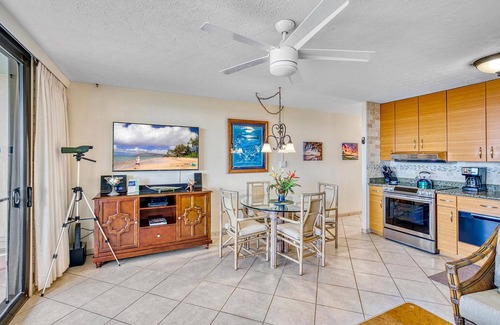 Kihei Condo | Punahoa Beach 201 - Direct Ocean Front, Beautiful Renovation, Split AC, Wi-Fi