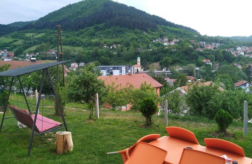 Visoko Apartment | Pyramid View Lodge: View of the Pyramid of the Sun in Visoco, Bosnia-Herzegovina