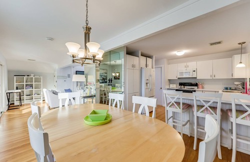 Mashpee House | Quaint Beach House with AC, Pool, Hot tub area, Fire Pit, and Ocean Views
